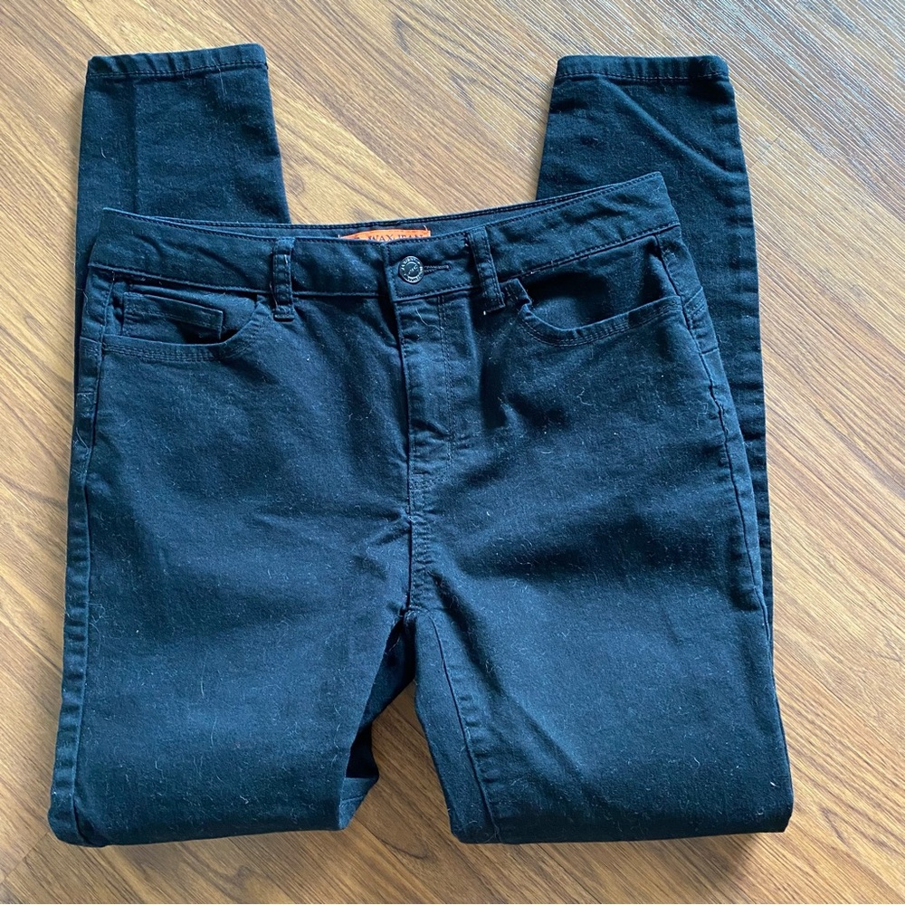 Wax Jean size 7/28 black jeans